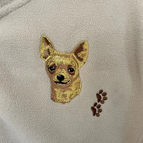 Bradford Exchange XL fleece chihuahua jacket - Picture 14 of 15